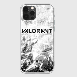 Чехол для iPhone 12 Pro Valorant white graphite