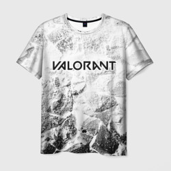 Мужская футболка 3D Valorant white graphite