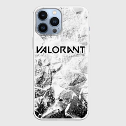 Чехол для iPhone 13 Pro Max Valorant white graphite