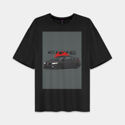 Мужская футболка Oversize хлопок premium Honda Civic