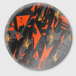 Значок Яркий абстрактный узор для спорта