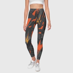 Леггинсы 3D Яркий абстрактный узор для спорта - фото 2