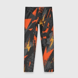 Детские леггинсы 3D Яркий абстрактный узор для спорта