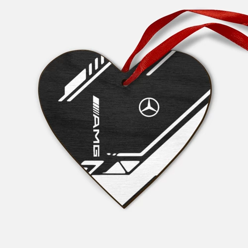Деревянная игрушка Сердце Mercedes bens geometry