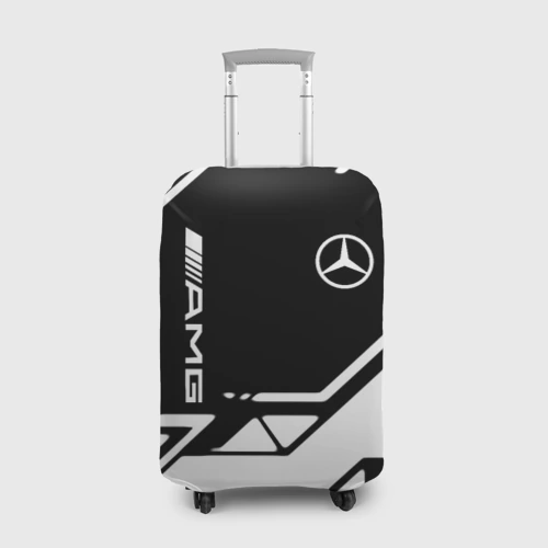 Чехол для чемодана 3D Mercedes bens geometry