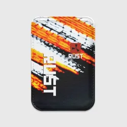 Картхолдер Magsafe магнитный RUST краски текстура абстрактная
