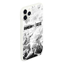Чехол для iPhone 11 Pro Max матовый Rainbow Six white graphite - фото 2