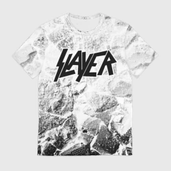 Мужская футболка 3D Slayer white graphite
