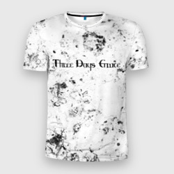 Мужская футболка 3D Slim Three Days Grace dirty ice