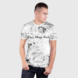 Мужская футболка 3D Slim Three Days Grace dirty ice - фото 2