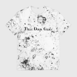 Мужская футболка 3D Three Days Grace dirty ice
