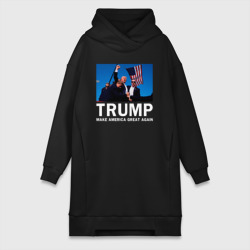 Платье-худи хлопок Дональд Трамп