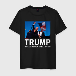 Мужская футболка хлопок Дональд Трамп