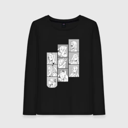 Женский лонгслив хлопок Dungeon Meshi - Marcille cute collage