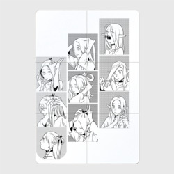 Магнитный плакат 2Х3 Dungeon Meshi - Marcille cute collage