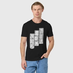 Мужская футболка хлопок Dungeon Meshi - Marcille cute collage - фото 2