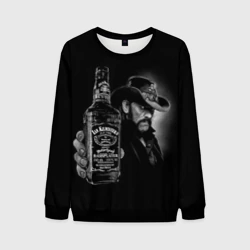 Мужской свитшот 3D Motorhead - Ian Kilmister whiskey 