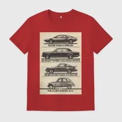 Мужская футболка хлопок Citroen автомобиль