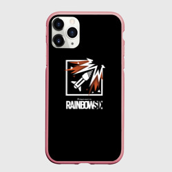 Чехол для iPhone 11 Pro Max матовый Rainbow six action game