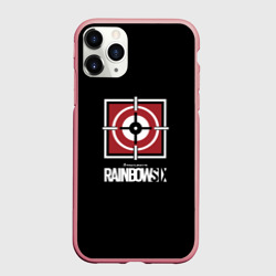 Чехол для iPhone 11 Pro Max матовый Rainbow six action game