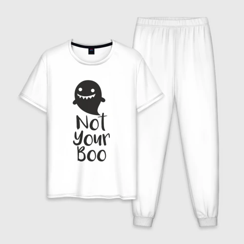 Мужская пижама хлопок Not your boo