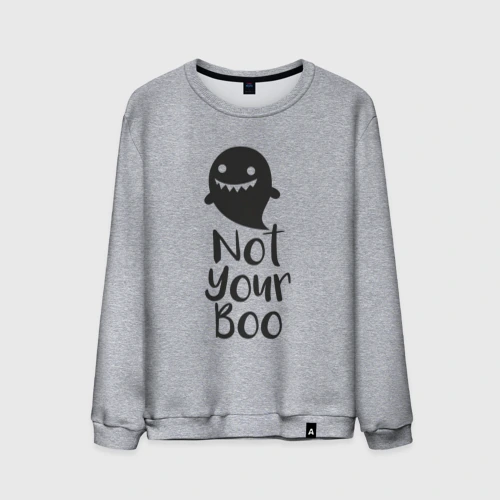 Мужской свитшот хлопок Not your boo