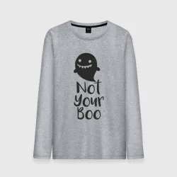 Мужской лонгслив хлопок Not your boo