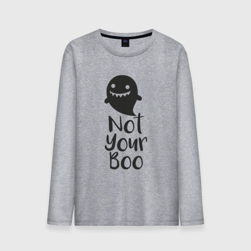 Мужской лонгслив хлопок Not your boo