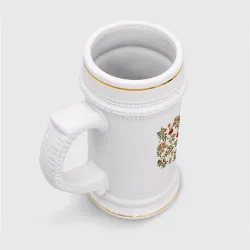Кружка пивная Шиповник цветы и ягоды - фото 2