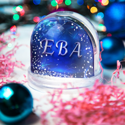 Игрушка Снежный шар Женское имя Ева - фото 2