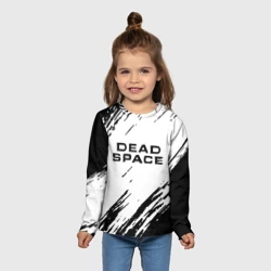 Детский лонгслив 3D Dead space чёрные краски - фото 2