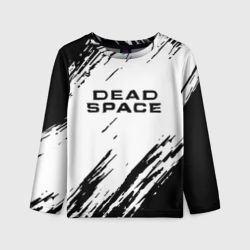 Детский лонгслив 3D Dead space чёрные краски
