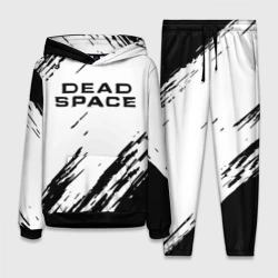 Женский костюм с толстовкой 3D Dead space чёрные краски