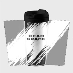 Термокружка-непроливайка Dead space чёрные краски - фото 2