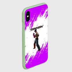 Чехол для iPhone XS Max матовый Tekken неоновые краски - фото 2