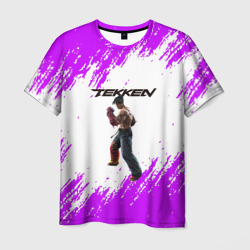 Мужская футболка 3D Tekken неоновые краски