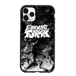 Чехол для iPhone 11 Pro Max матовый Friday Night Funkin black graphite
