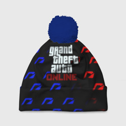 Шапка 3D c помпоном NFS x GTA pattern