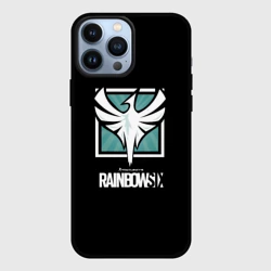 Чехол для iPhone 13 Pro Max Rainbow six logo game ubisoft