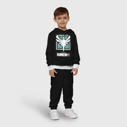 Детский костюм с толстовкой 3D Rainbow six logo game ubisoft - фото 2