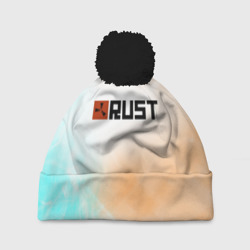 Шапка 3D c помпоном RUST gradient