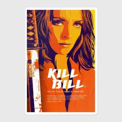 Магнитный плакат 2Х3 Kill bill - Uma Thurman