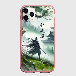 Чехол для iPhone 11 Pro Max матовый Samurai - ghost of Tsushima