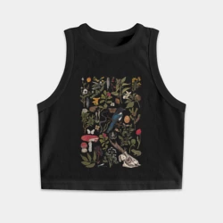 Женская укороченная майка-топ хлопок Сорокино сокровище