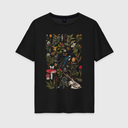 Женская футболка хлопок Oversize Сорокино сокровище