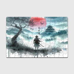 Головоломка Пазл магнитный 126 элементов Japanese samurai - ghost of Tsushima