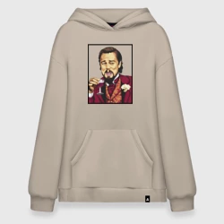 Худи SuperOversize хлопок Джанго - Ди Каприо мем