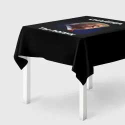 Скатерть 3D Мем Трамп с забинтованным ухом: снайпер ты лопух