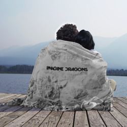 Плед 3D Imagine Dragons white graphite - фото 2