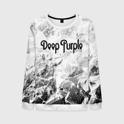 Мужской свитшот 3D Deep Purple white graphite